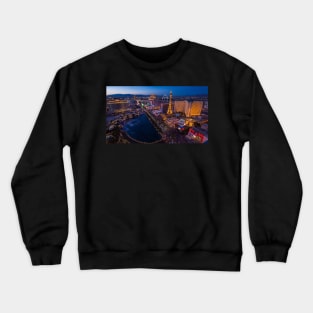 Las Vegas, Nevada, United States : Panoramic view Crewneck Sweatshirt